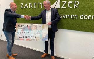 Een mooie donatie van Zakenwijzer naar Stichting Maximaal Leven